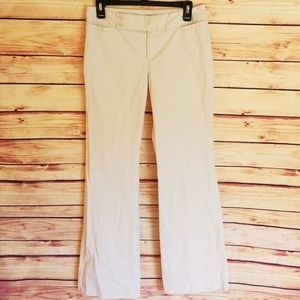 Gap Stretch Pin Striped Khaki Pants Size 4